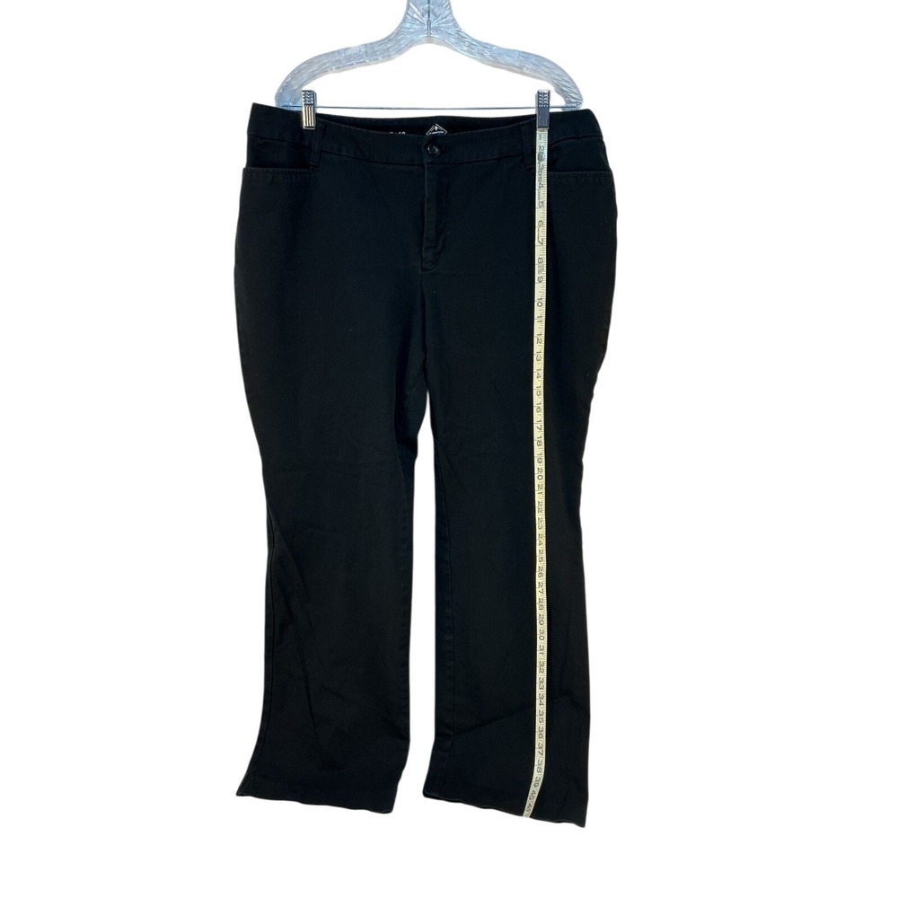 St. John's Bay Slacks Pants Women's Size 20L Black